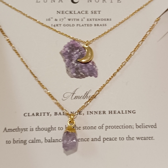 2 pc Luna Norte Gold plated Necklaces
With 14kt go - Picture 1 of 10